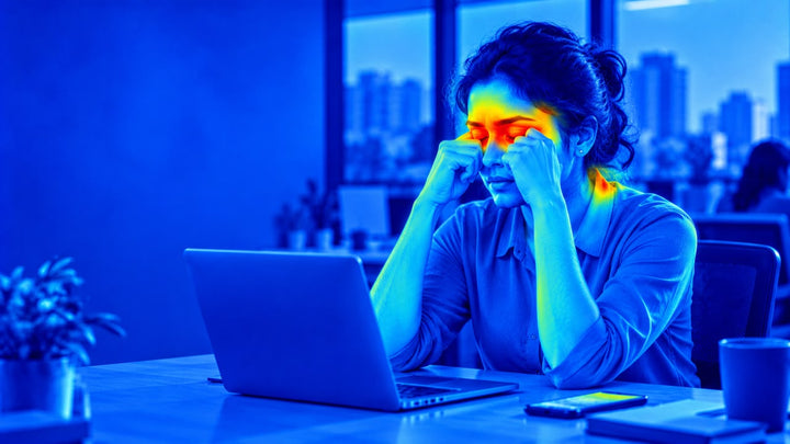 Your Eyes Clock Out Before You Do. That's Digital Eye Strain, And Rubbing Isn't The Fix