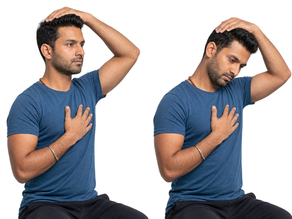 Levator scapulae stretch (2 min)