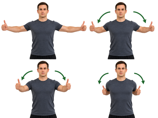 Shoulder blade reset (2 min)