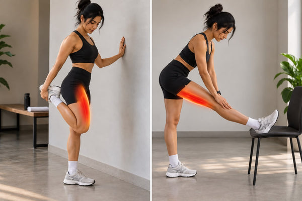 Gentle Quad and Hamstring Stretch
